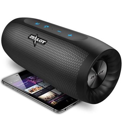 Picture of ZEALOT S16 HiFi Portable bluetooth Speaker Dual Units 4000mAh Outdoors Waterproof TF Card Soundbar