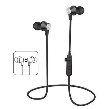 Picture of Mykind T2 bluetooth Earphone Magnetic Adsorption Heavy Bass TF Card Sports Headphone Earbuds