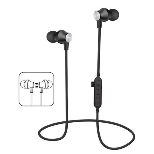 Picture of Mykind T2 bluetooth Earphone Magnetic Adsorption Heavy Bass TF Card Sports Headphone Earbuds