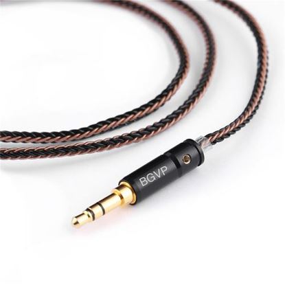 Picture of BGVP Upgraded 5N OCC Aux to Aux HiFi Cable Headphone Earphone Recording Cable Audio Cable