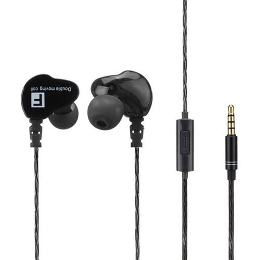 Picture of Double Dynamic Universal Earphone Bass In-ear Waterproof Mobile Phone Headset