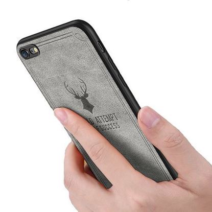 Picture of Vintage Anti Fingerprint Sweatproof Canvas+PC Protective Case For iPhone 6 Plus/6s Plus