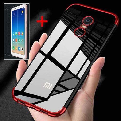 Picture of Bakeey Ultra Thin TPU Protective Case Cover+Tempered Glass Screen Protector for Xiaomi Redmi 5 Plus Non-original