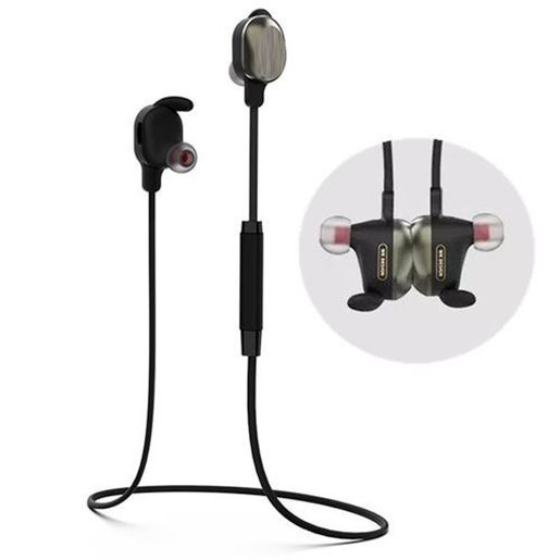 Image sur WK Magnetic Wireless bluetooth Earphone Bass Waterproof Lightweight Sports Headset Earphone With Mic