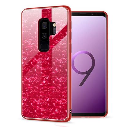 Picture of Bakeey Shell Pattern Glossy Glass Soft Edge Protective Case for Samsung Galaxy S9/S9 Plus