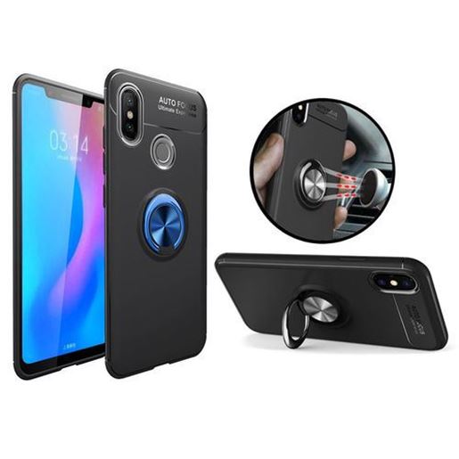 Picture of Bakeey Shockproof Magnetic 360?Â° Rotation Ring Holder TPU+PC Protective Case For Xiaomi Mi8 Mi 8 Non-original