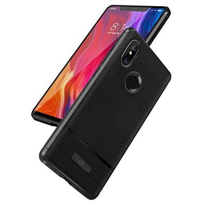 Picture of Bakeey Litchi Texture Wire Drawing Process Shockproof Protective Case For Xiaomi Mi8