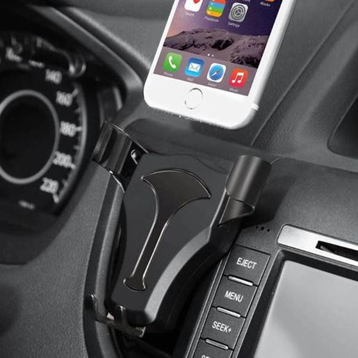 Picture of Universal Metal Gravity Linkage Auto Lock Car Holder for iPhone Xiaomi Mobile Phone Under 5.5 Inches