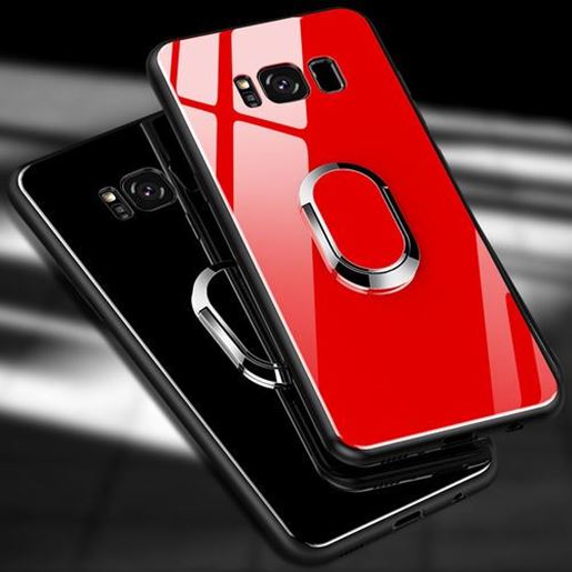 Picture of Bakeey 360Âº Rotation Ring Kickstand Tempered Glass Protective Case For Samsung Galaxy S8/S8 Plus