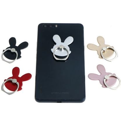 Picture of Universal Cute Rabbit Foldable Finger Ring Holder Desktop Stand For Samsung Xiaomi Mobile Phone