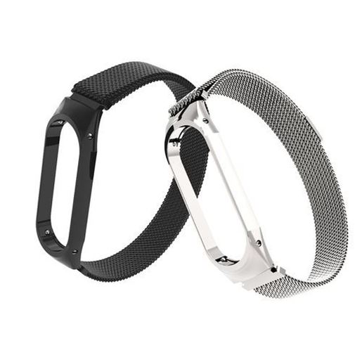 Picture of Bakeey Anti-lost Watch Band Milanese Magnetic Stainless Steel Watch Strap for Xiaomi Mi band3 Non-original