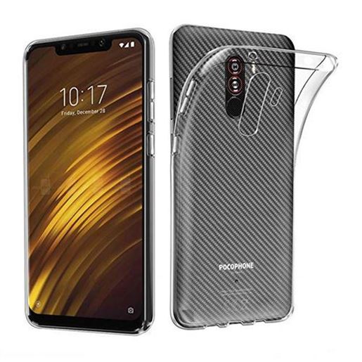 Picture of Bakeey?â€ž? Transparent Shockproof Soft TPU Back Cover Protective Case for Xiaomi Pocophone F1 Non-original