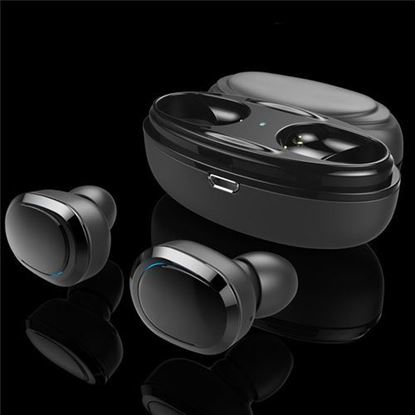 Image de [Truly Wireless] Invisible bluetooth Earphone Stereo Bass Sound Noise Cancelling Headset With HD Mic