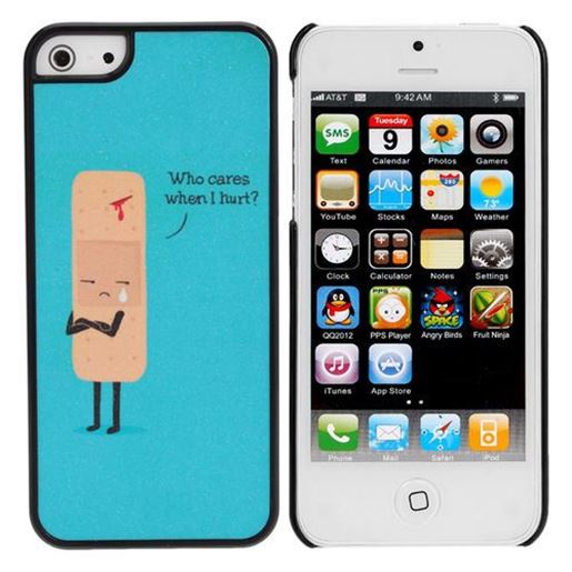 Picture of Cute Sad Cartoon Wound Plastic Hard Cover Case Skin For iPhone 5