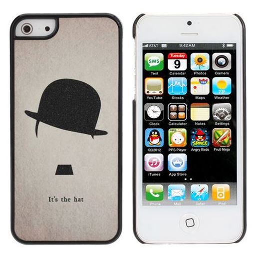 Picture of Frosted Couple Hat Lovers Boy Hard Plastic Case Cover For iPhone 5