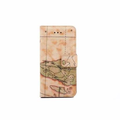 Picture of Worldwide Map Card Slot Bracket Case For iPhone 6 6s