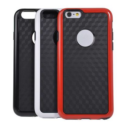 Picture of Double Color With Logo Hole Hornet Case For iPhone 6 Random Delivery