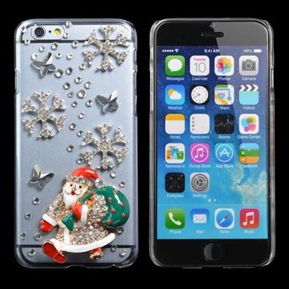 Picture of Christmas Gift Handmade Bling Santa Claus Case Cover For iPhone 6