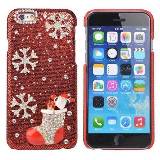 Picture of Luxury Crystal Handmade Bling Christmas Stockings Case For iPhone 6