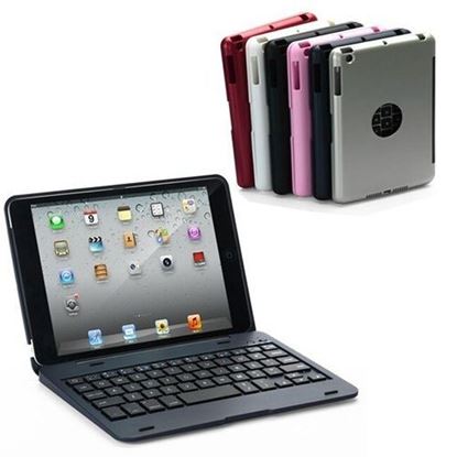 图片 2 In 1 bluetooth Keyboard Foldable Kickstand Case For iPad Mini 1 2 3