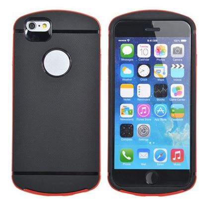 Picture of Unique Hybrid TPU Frame Bumper PC Cover Case For iPhone 6 Plus