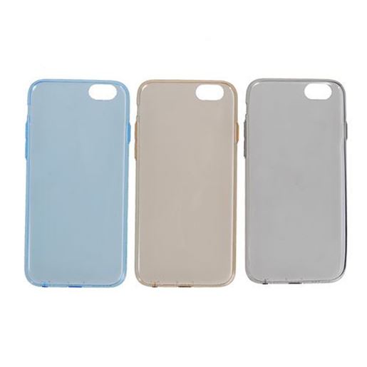 Picture of Rock Transparent Clear Invisible Dust Plug Soft TPU Case For iPhone 6