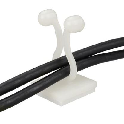 Picture of 10pcs Clip Tie-line Management-ray Wire Bobbin Winder Random Color