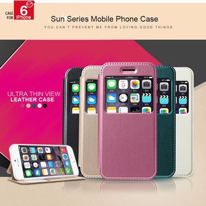 Picture of Original KLD SUN Series Protection Case PU TPU Leather Phone Case For iPhone 6