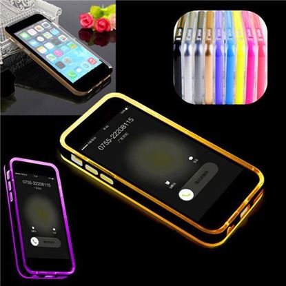 Picture of LED Flashlight Up Remind Incoming Call LED Blink Cover Case For iPhone 6 6s Plus 5.5"