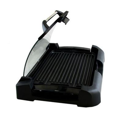 Picture of Megachef Reversible Indoor Grill and Griddle with Removable Glass Lid