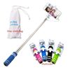 Image sur Mini Selfie Stick Universal With Button Wired Sponge Handle Monopod