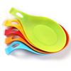 Image sur Kitchen Ustensil Silicone Insulation Spoon Rest Holder Heat Resistant Non-stick