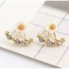 Image sur Flower Stud Earrings Double Sided