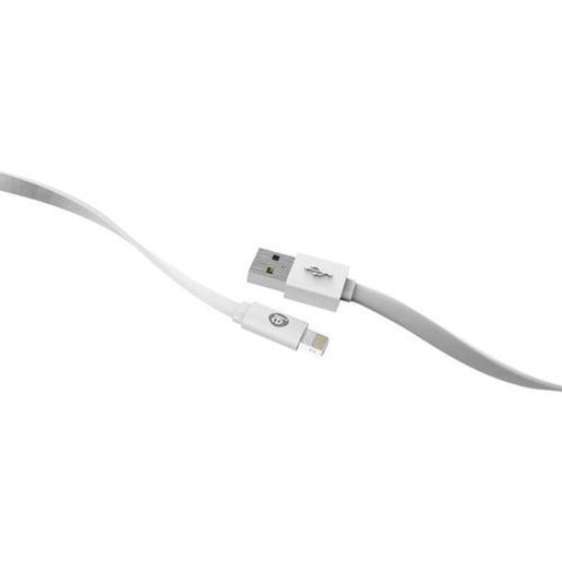 Picture of iEssentials IEN-FC4L-WT Charge & Sync Flat Lightning to USB Cable, 4ft (White)