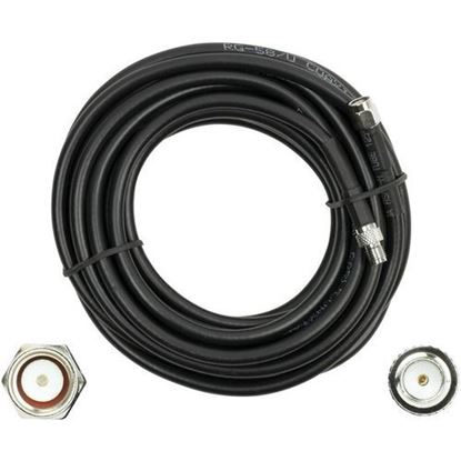 图片 Wilson Electronics 955815 RG58U SMA-Male to SMA-Female Low-Loss Foam Coaxial Extension Cable (15ft)