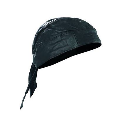 Picture of Solid Genuine Leather Skull Cap