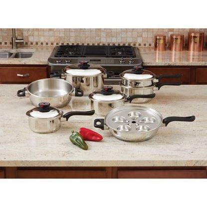 Picture of 7-Ply  17pc T304 Stainless Steel Cookware Set