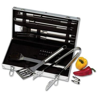 Image de 22pc Stainless Steel Barbeque Tool Set