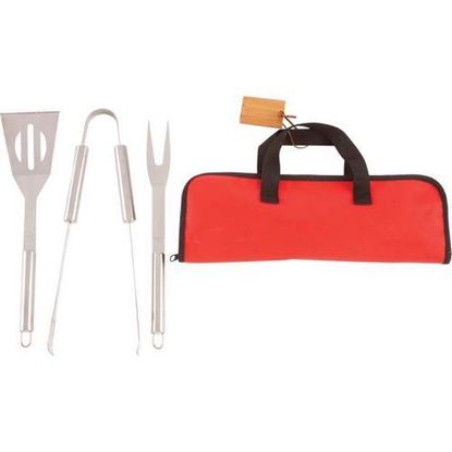 Picture of 4pc Stainless Steel Barbeque Tool Set