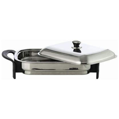 Picture of T304 Stainless Steel 16" Rectangular Electric Skillet