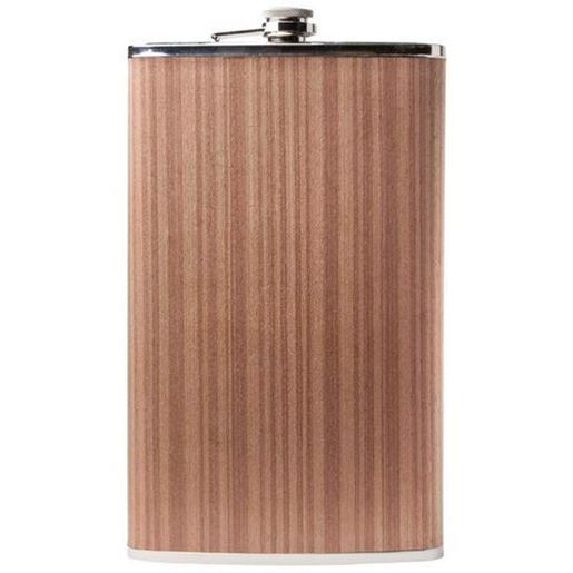 Picture of 64oz Stainless Steel Flask with Wood Wrap