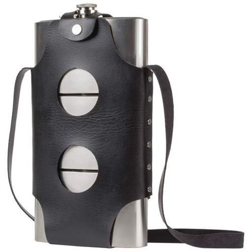 Picture of 3-24OZ Stainless Steel Flasks W/PU Pouch