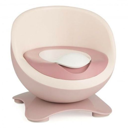 Picture of Egg-Shaped Toddler Training Toilet with Removable Container-Pink - Color: Pink