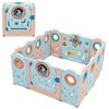 Picture of 14-Panel Foldable Baby Safety Play Yard with Lockable Gate - Size: 14-Panel