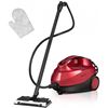 Picture of 2000W Heavy Duty Multi-purpose Steam Cleaner Mop with Detachable Handheld Unit-Red - Color: Red