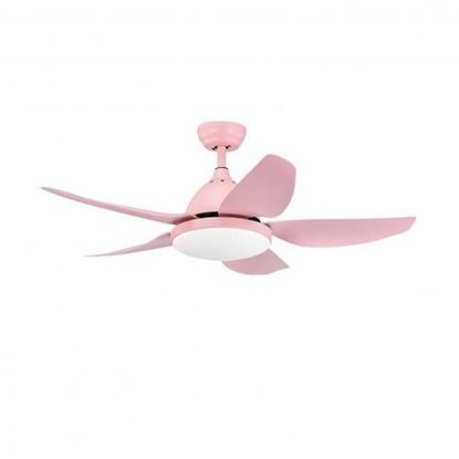 Picture of 42 Inch Kid Ceiling Fan with LED Light and Color Temperature Remote Control-Pink - Color: Pink