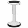 Picture of Adjustable Active Learning Stool Sitting Home Office Wobble Chair with Cushion Seat -White - Color: White