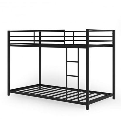 Изображение Metal Bunk Bed Twin Over Classic Bunk Bed Frame