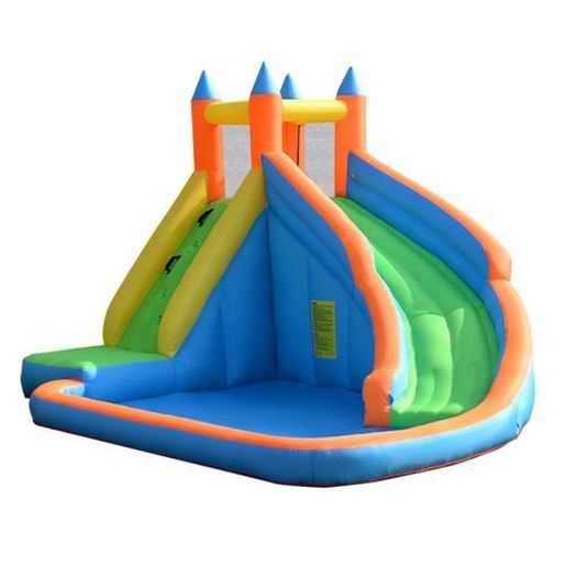 Picture of Inflatable Mighty Bounce House Jumper with Water Slide without Blower