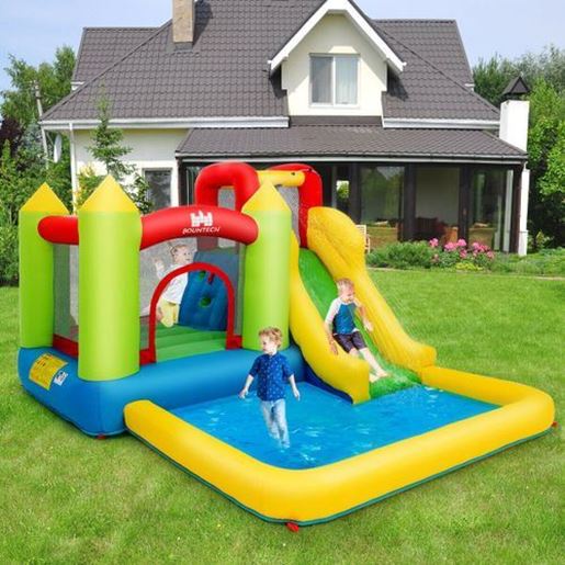 Picture of Inflatable Bounce House Water Slide Jump Bouncer Without Blower